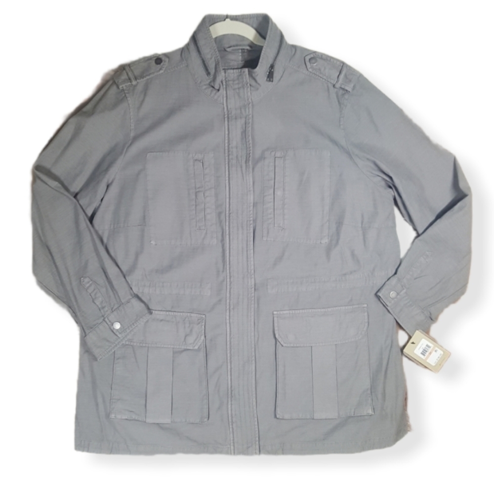 Levi's Gray Cotton Fishtail Field Jacket 2X